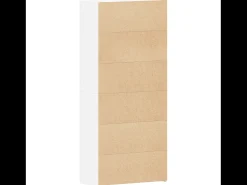 Zapatero blanco 80x35,5x180 cm Madera contrachapada
