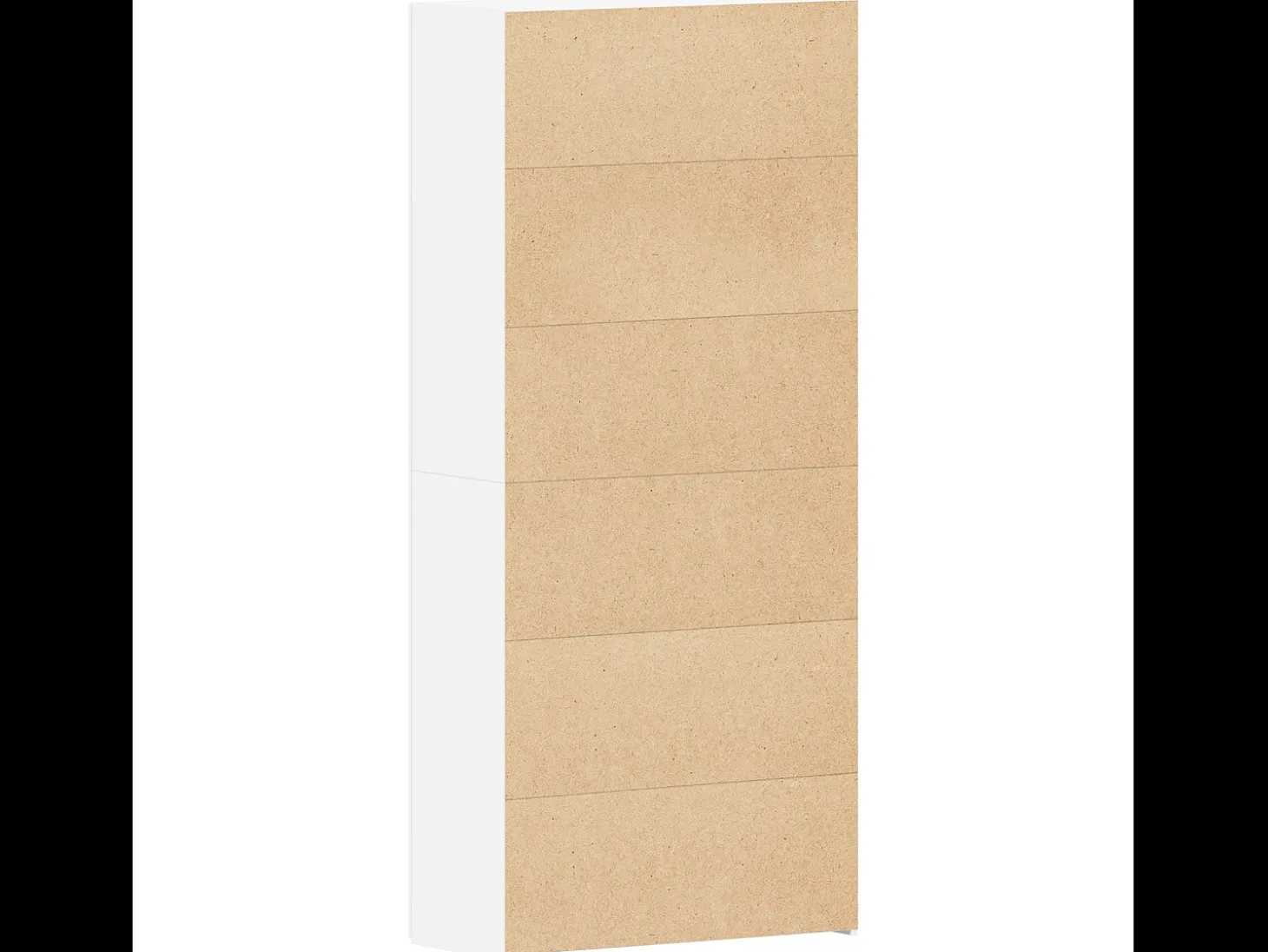 Zapatero blanco 80x35,5x180 cm Madera contrachapada