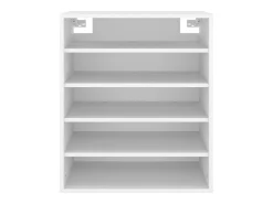 Zapatero blanco 60x35x70 cm Madera contrachapada