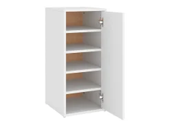 Zapatero blanco 32x35x70 cm Madera contrachapada