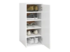 Zapatero blanco 32x35x70 cm Madera contrachapada