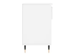 Zapatero blanco 102x36x60 cm Madera contrachapada