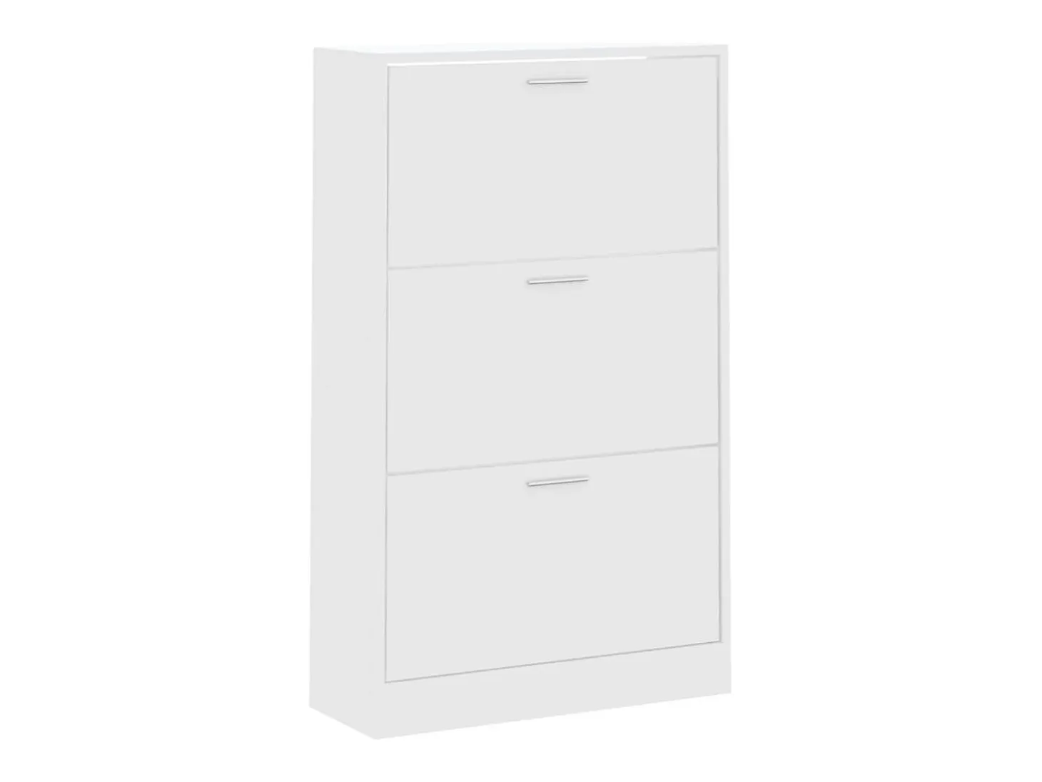 Zapatero blanco 63x24x103 cm Madera contrachapada