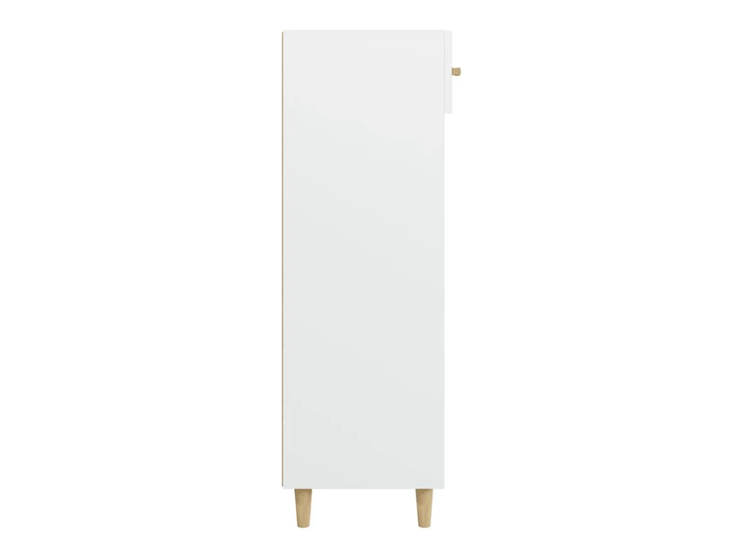 Zapatero blanco 60x35x105 cm Madera contrachapada