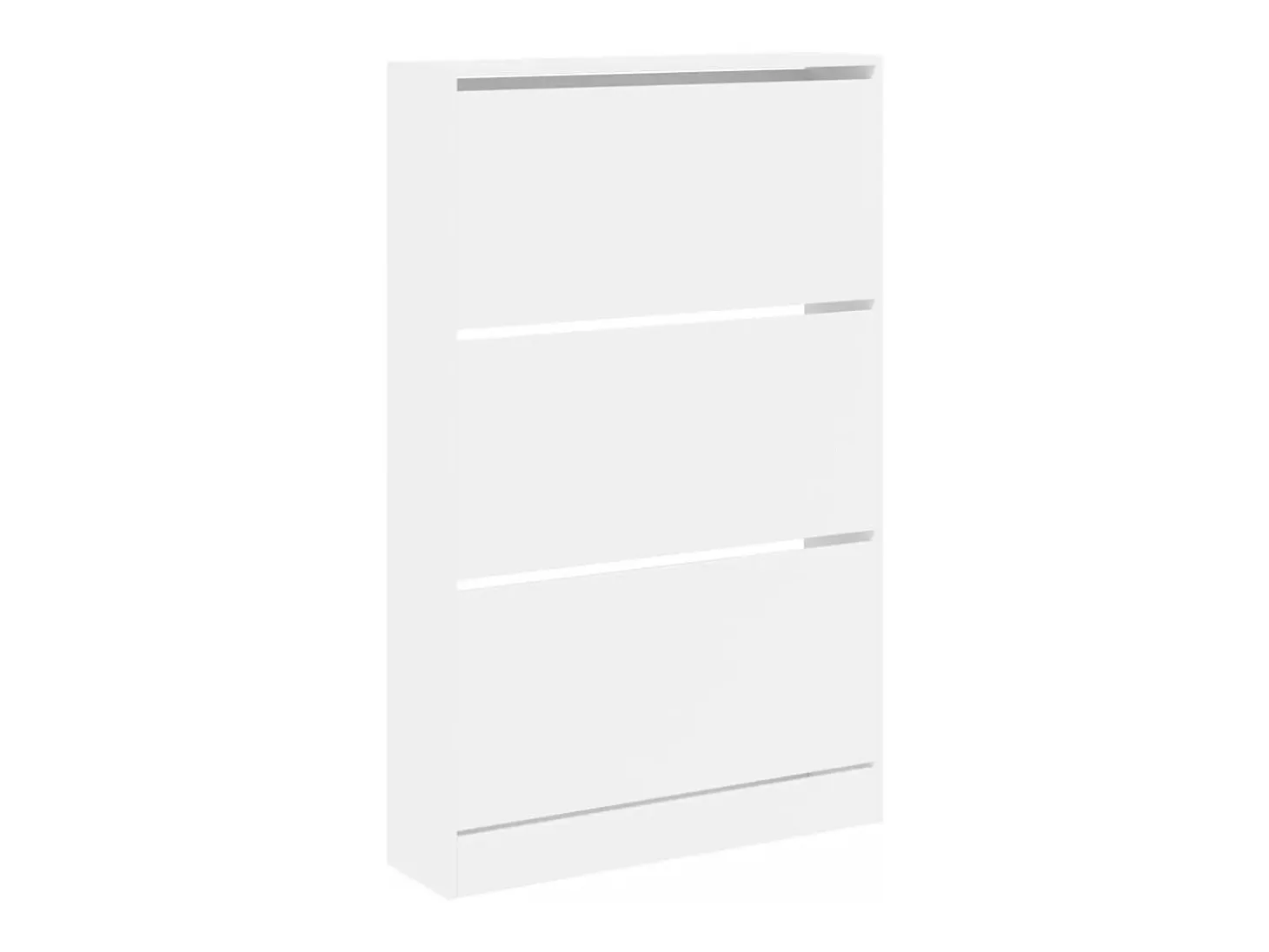 Zapatero blanco 80x21x125,5 cm madera contrachapada