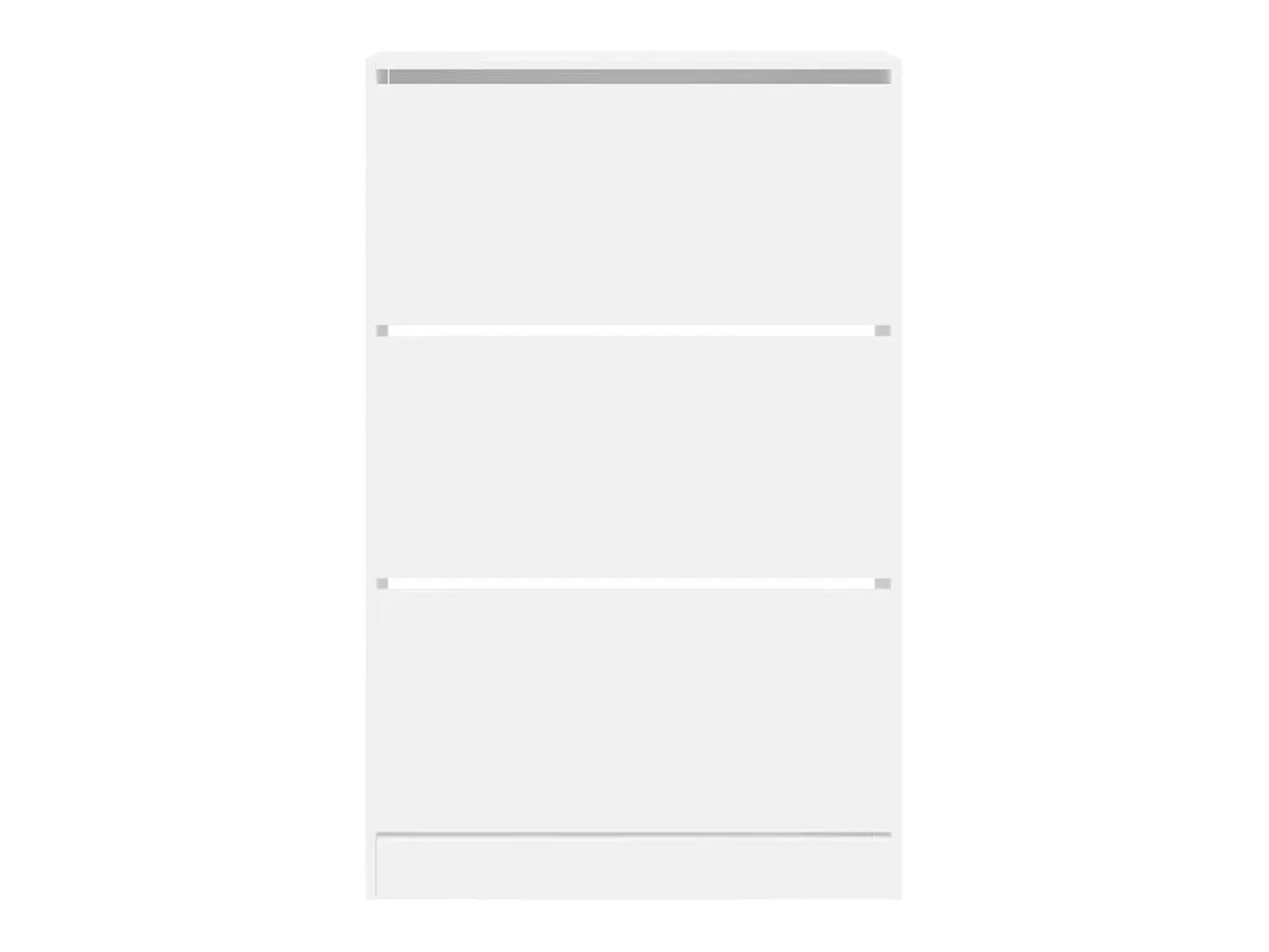 Zapatero blanco 80x21x125,5 cm madera contrachapada