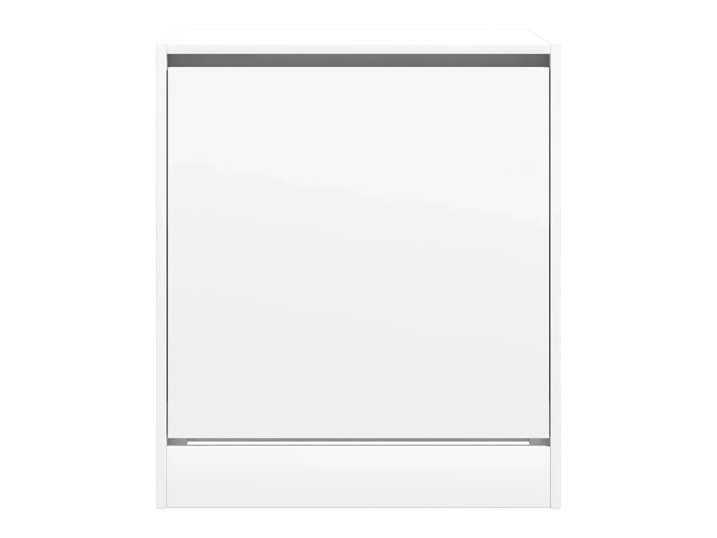Zapatero blanco 60x42x69 cm madera contrachapada