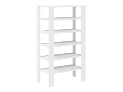 Zapatero blanco 61x32x105 cm madera de ingeniería