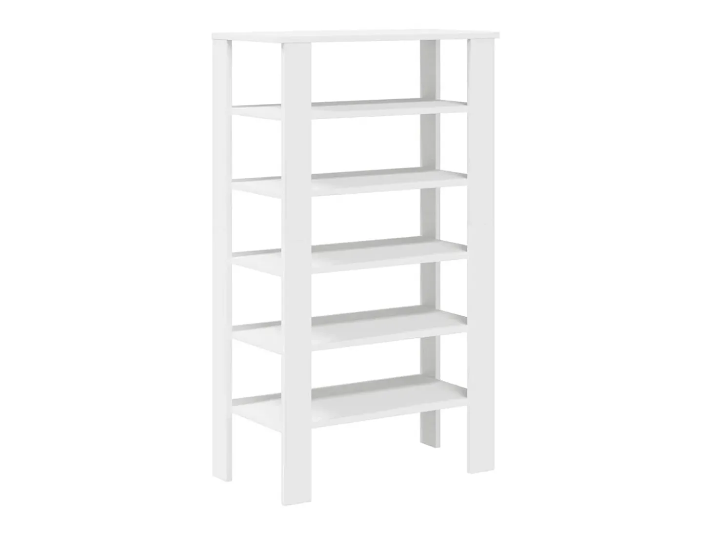 Zapatero blanco 61x32x105 cm madera de ingeniería