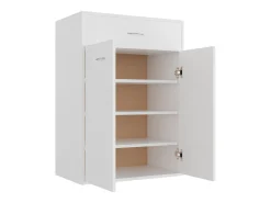 Zapatero blanco 60x35x84 cm Madera contrachapada