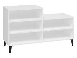 Zapatero blanco 102x36x60 cm Madera contrachapada