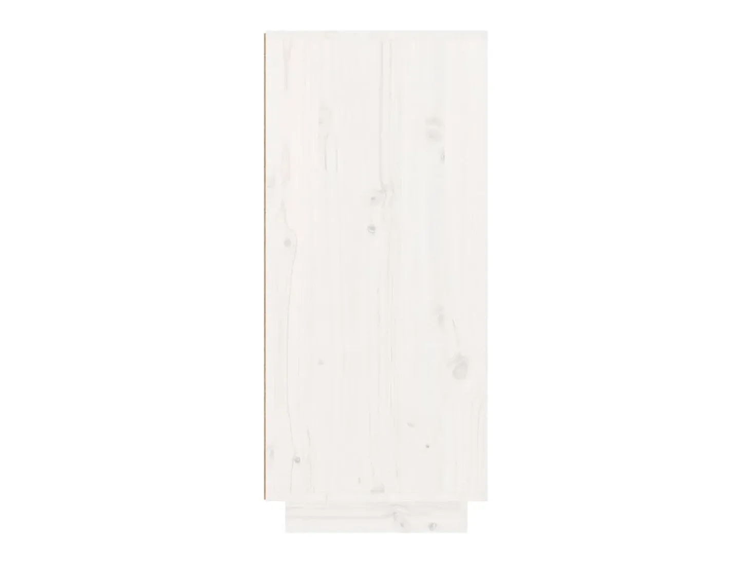 Zapatero blanco 60x35x80 cm Madera maciza de pino