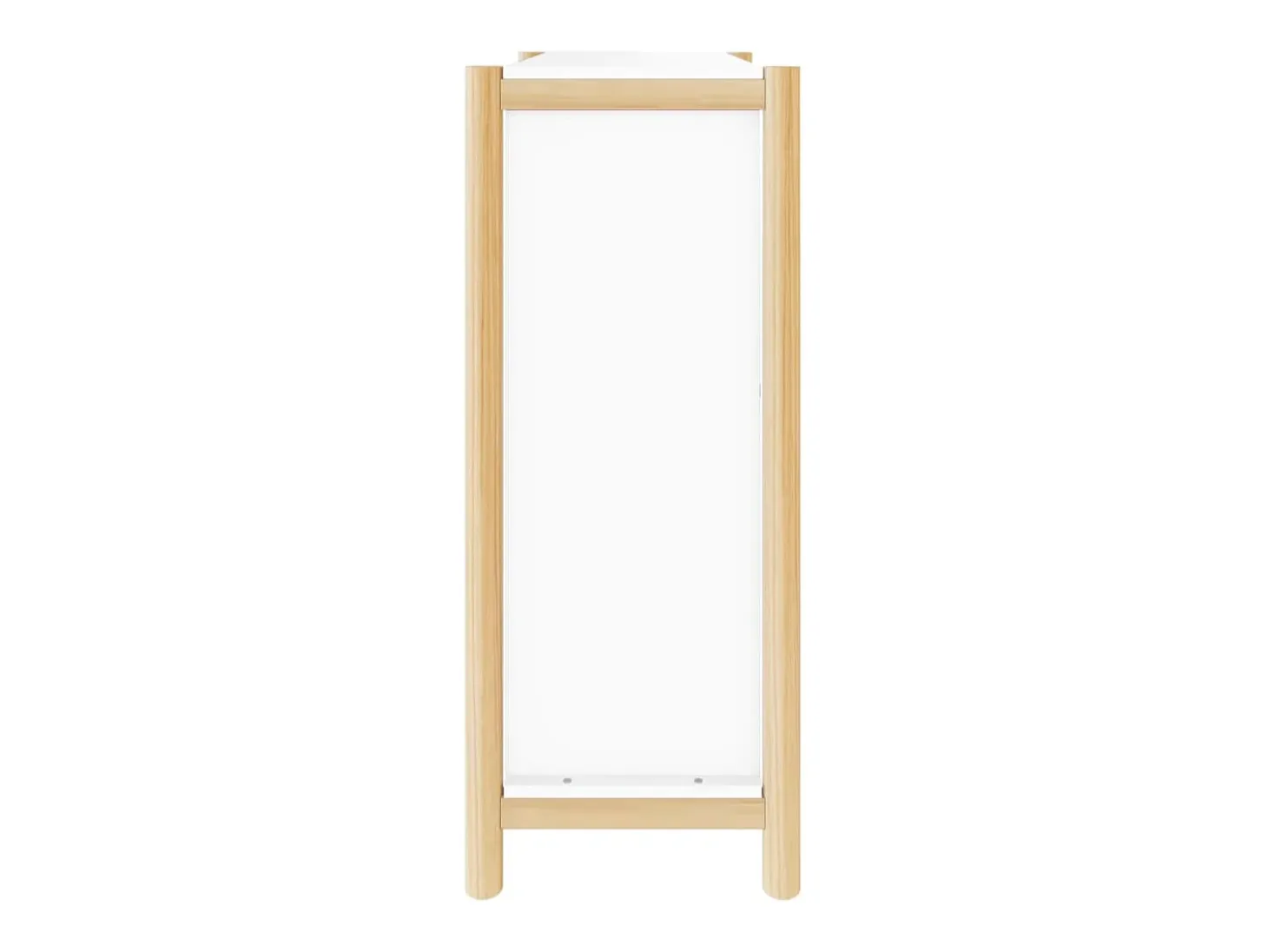 Zapatero blanco 57,5x33x80 cm Madera contrachapada