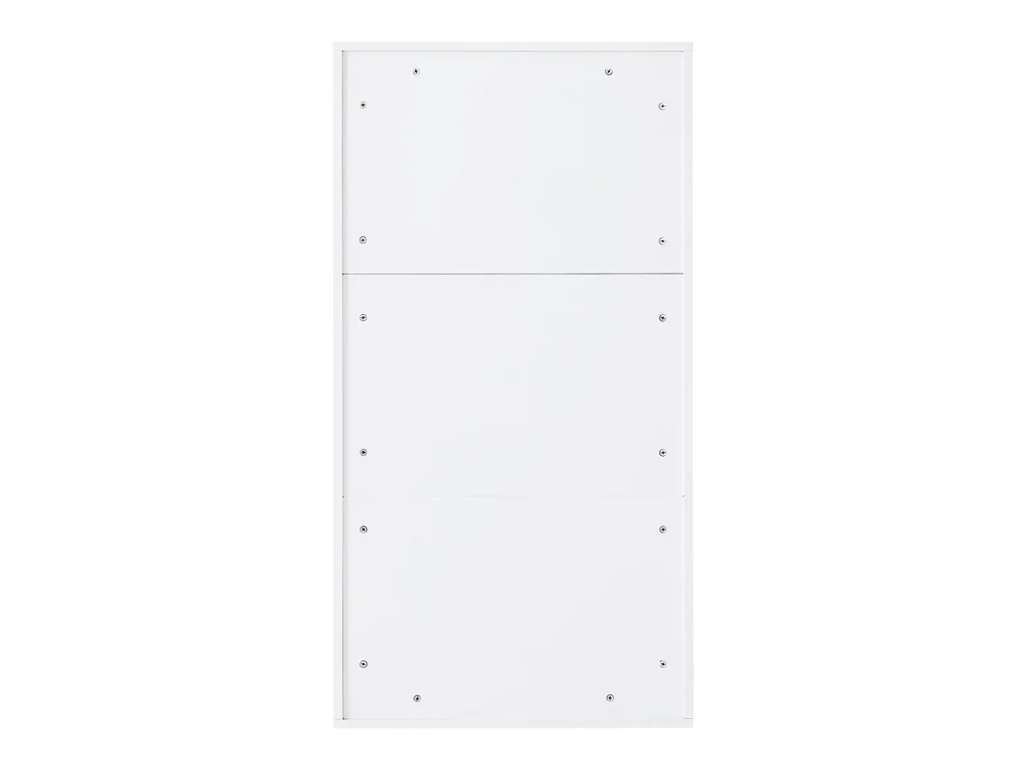 Zapatero con 3 puertas - Blanco 60 x 24 x 114 cm