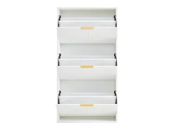 Zapatero con 3 puertas - Blanco 60 x 24 x 114 cm