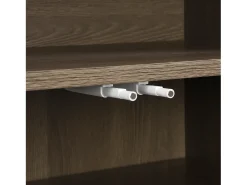 Zapatero con banco para zapatos, 3 puertas y 1 cajón, madera y blanco - para recibidores