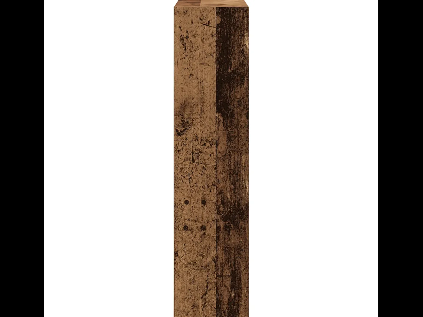Zapatero con cajón extraíble, madera antigua, 80x21x87,5 cm
