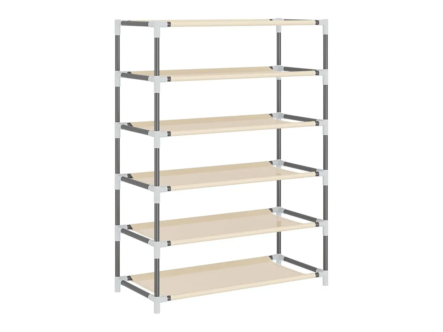 Zapatero Crema 60x28x90 cm Tela