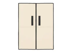 Zapatero Crema 60x28x90 cm Tela