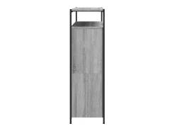 Zapatero de 4 cajones en gris Sonoma