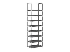 Zapatero de 8 niveles 44x28x145 cm tela no tejida