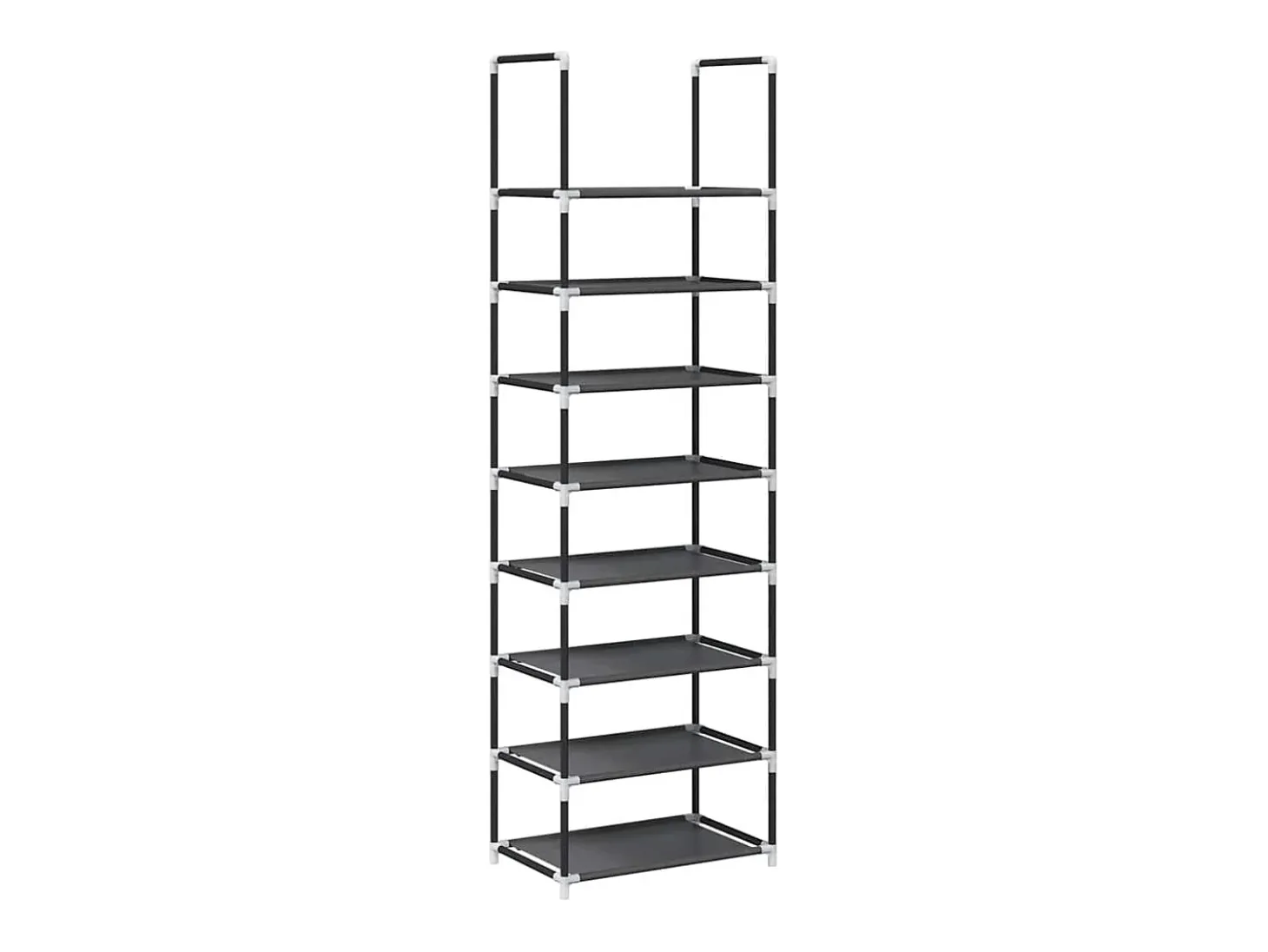 Zapatero de 8 niveles 44x28x145 cm tela no tejida