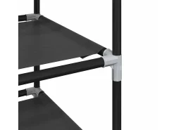 Zapatero de 8 niveles 44x28x145 cm tela no tejida