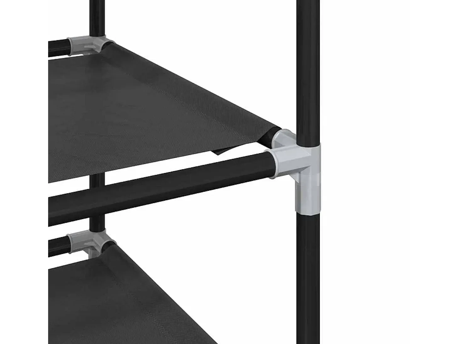 Zapatero de 8 niveles 44x28x145 cm tela no tejida