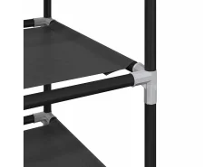 Zapatero de 10 niveles 44x28x180 cm tela no tejida
