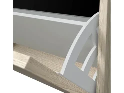 Zapatero de 3 puertas abatibles en roble 60x113 cm Remi Roble