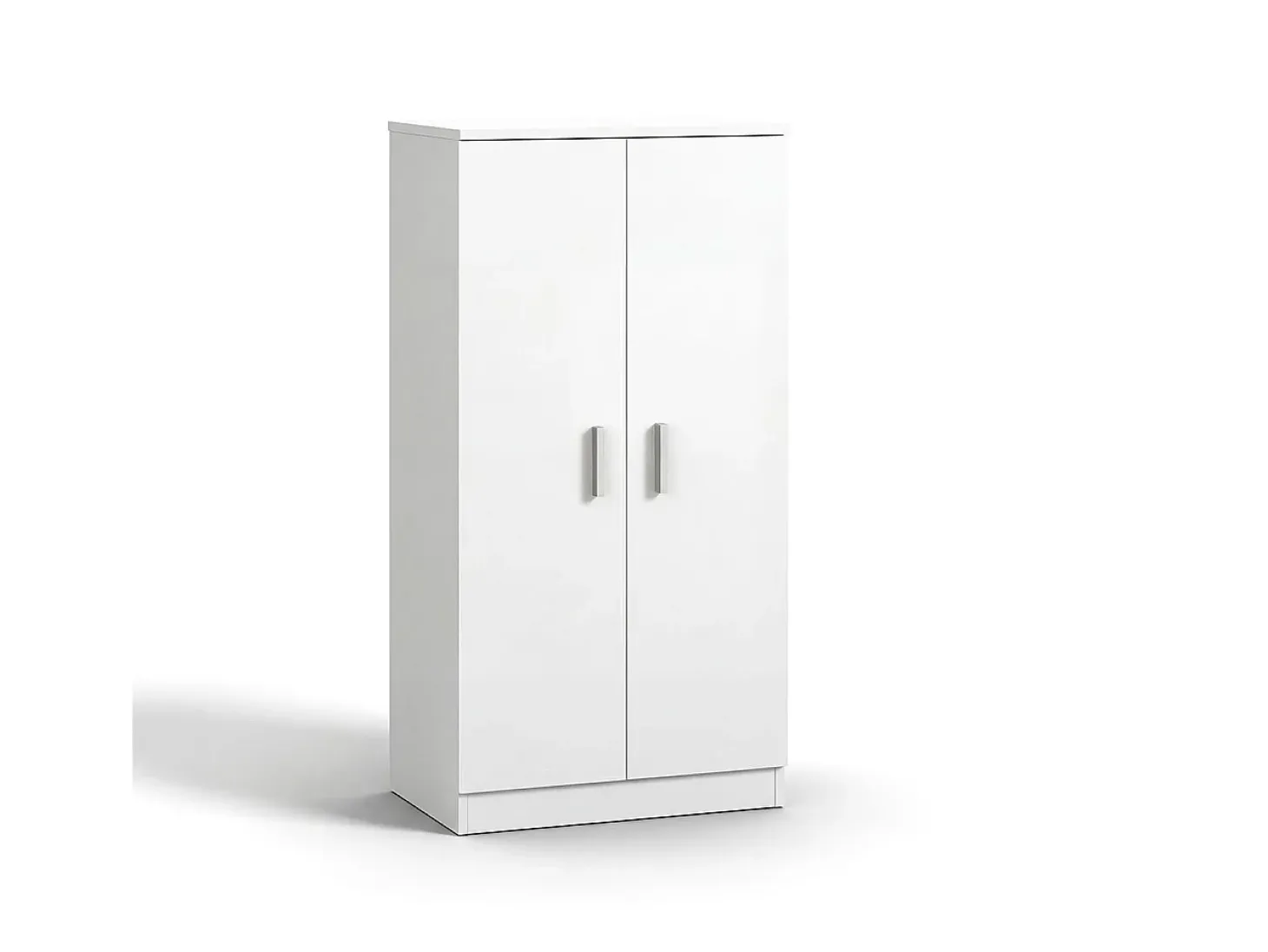 Zapatero de 2 puertas en blanco mate 55x108 cm Liam Blanco Artik (Blanco Mate)