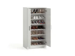 Zapatero de 2 puertas en blanco mate 55x108 cm Liam Blanco Artik (Blanco Mate)