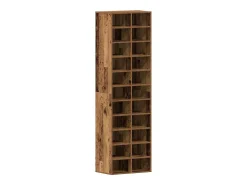 Zapatero de madera antiguo 54x34x183 cm madera contrachapada