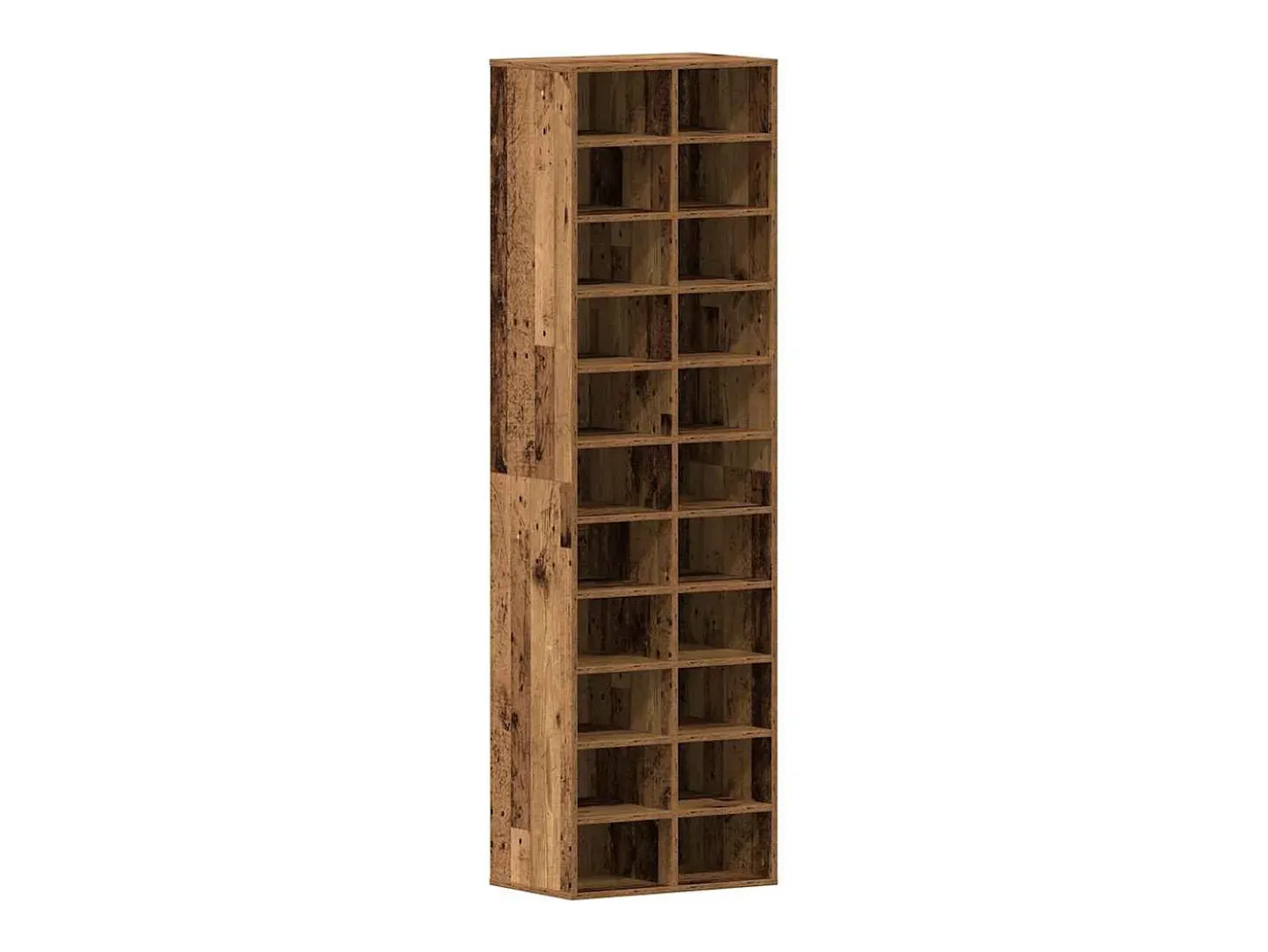 Zapatero de madera antiguo 54x34x183 cm madera contrachapada