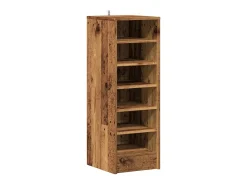 Zapatero de madera antiguo 32x35x92 cm madera contrachapada