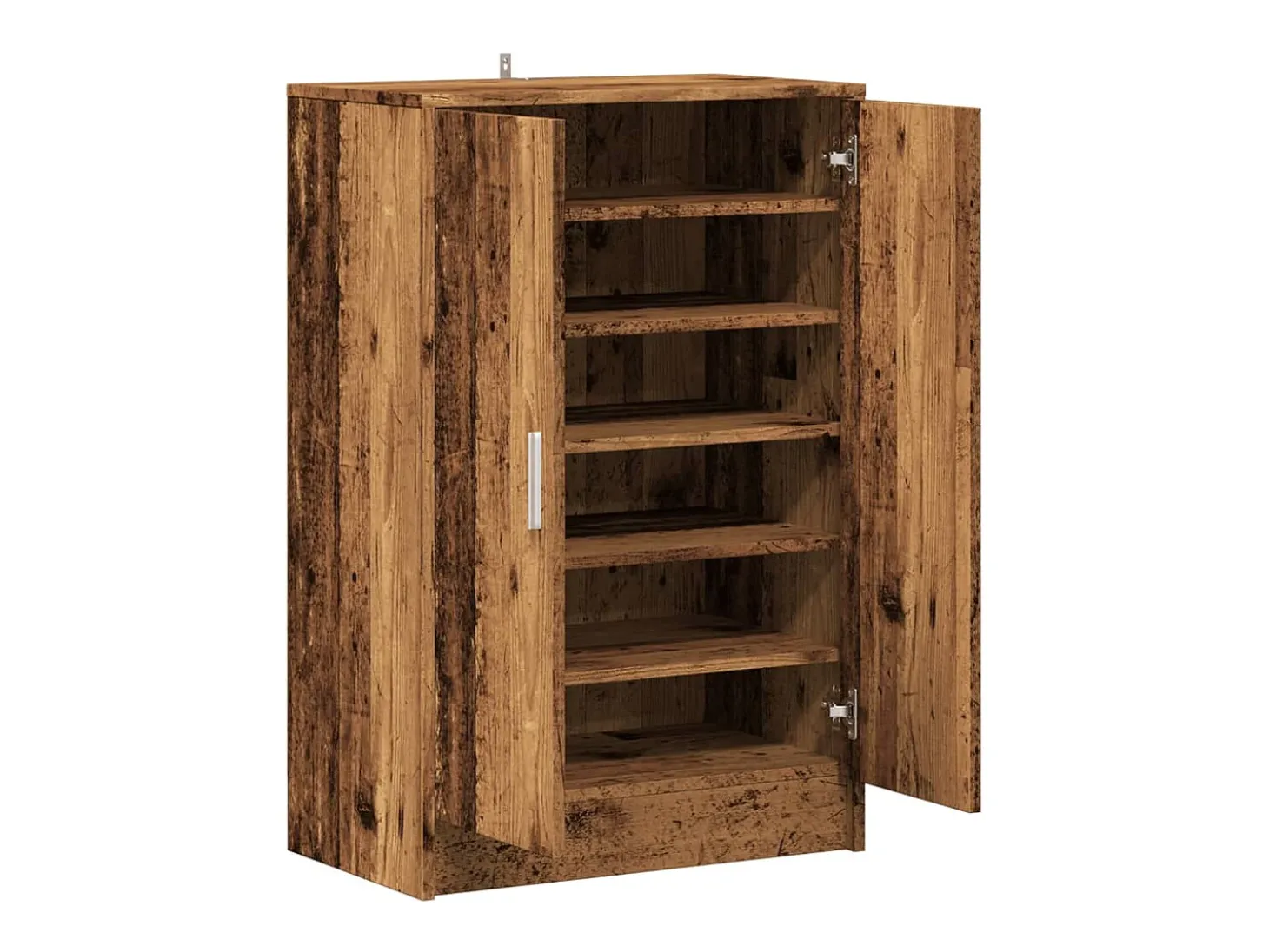 Zapatero de madera antiguo 60x35x92 cm madera contrachapada
