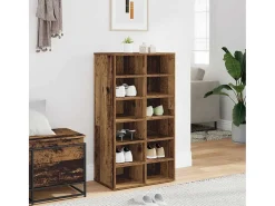 Zapatero de madera antiguo 54x34x100,5cm madera de ingeniería