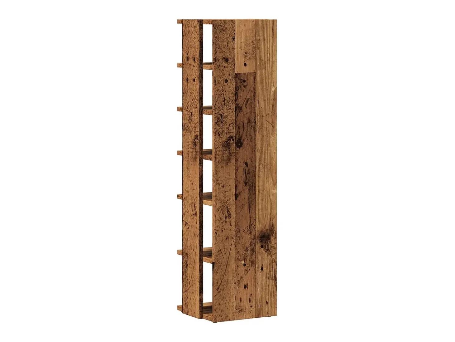 Zapatero de madera antiguo 28x27x102 cm madera contrachapada