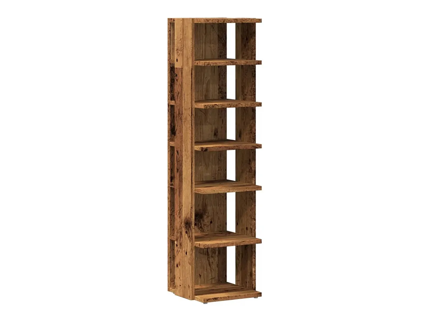 Zapatero de madera antiguo 28x27x102 cm madera contrachapada