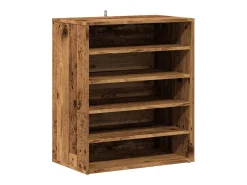 Zapatero de madera antiguo 60x35x70 cm madera contrachapada