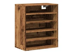 Zapatero de madera antiguo 60x35x70 cm madera contrachapada