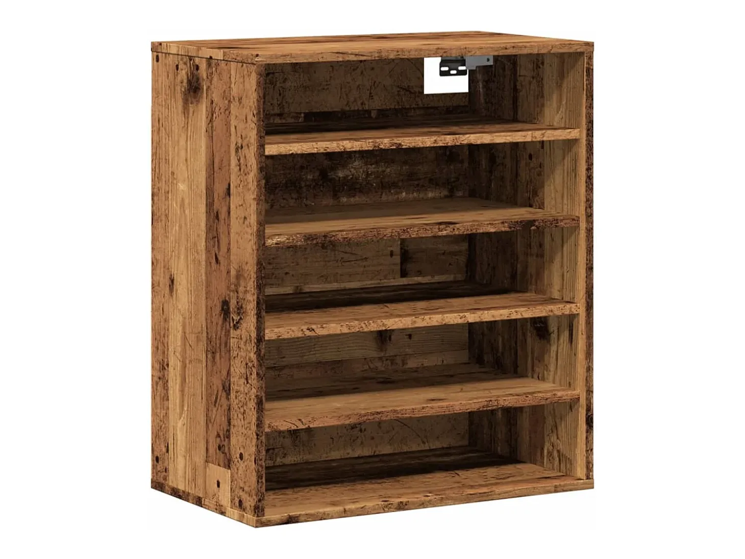 Zapatero de madera antiguo 60x35x70 cm madera contrachapada