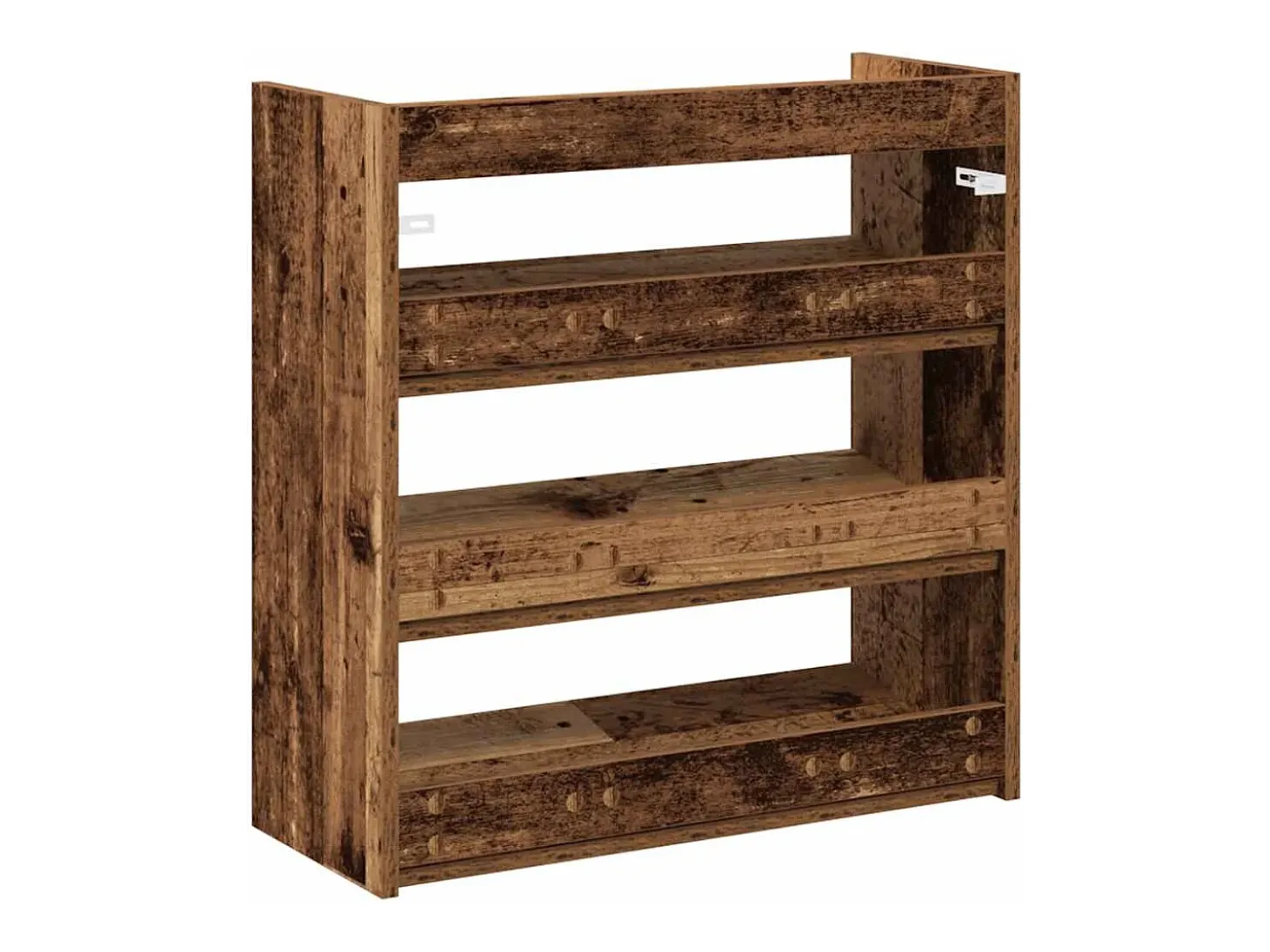 Zapatero de madera antiguo 60x25x62 cm madera de ingeniería