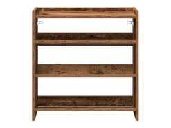 Zapatero de madera antiguo 60x25x62 cm madera de ingeniería