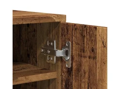 Zapatero de madera antiguo 32x35x92 cm madera contrachapada