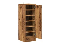 Zapatero de madera antiguo 32x35x92 cm madera contrachapada