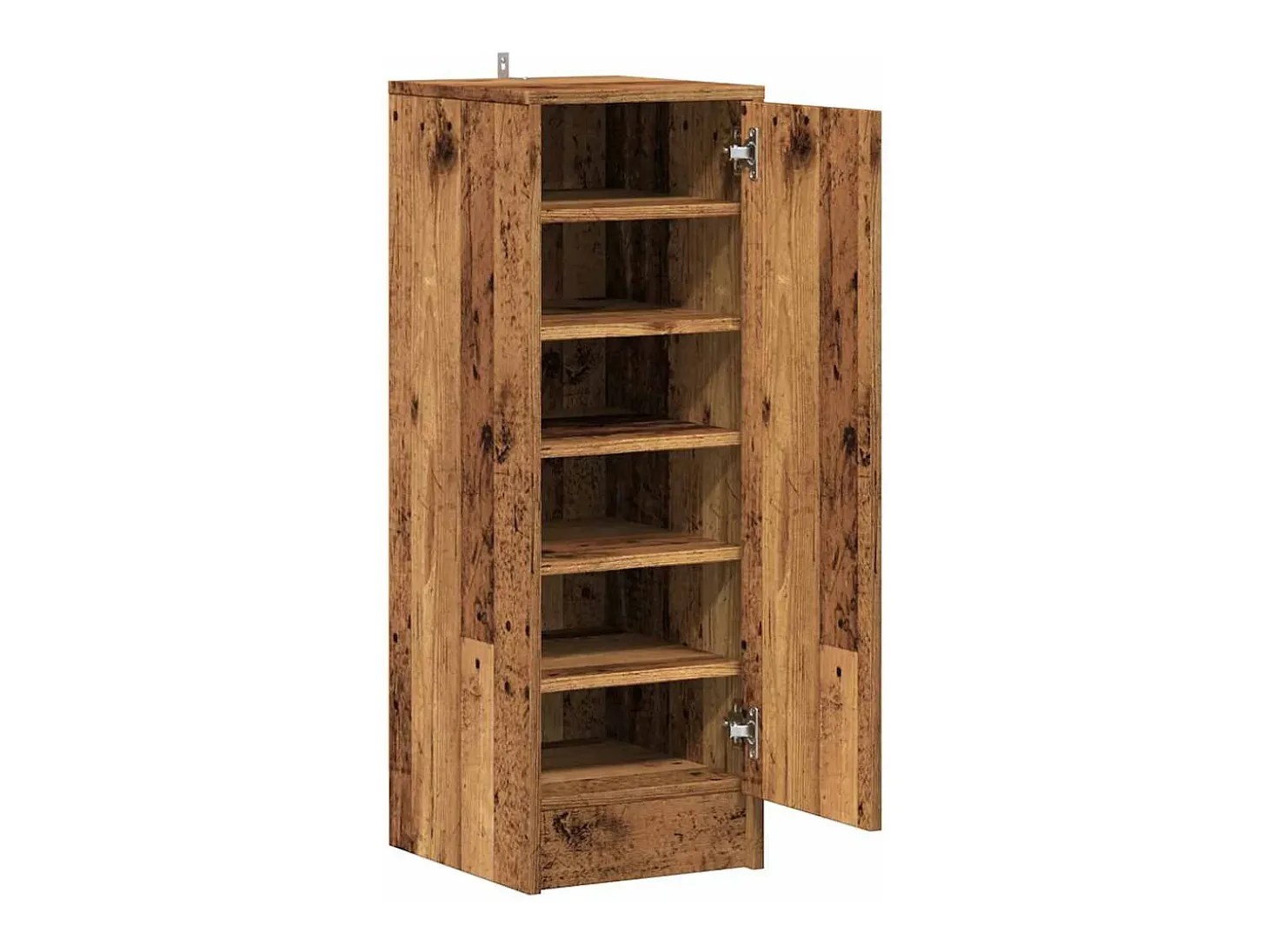 Zapatero de madera antiguo 32x35x92 cm madera contrachapada
