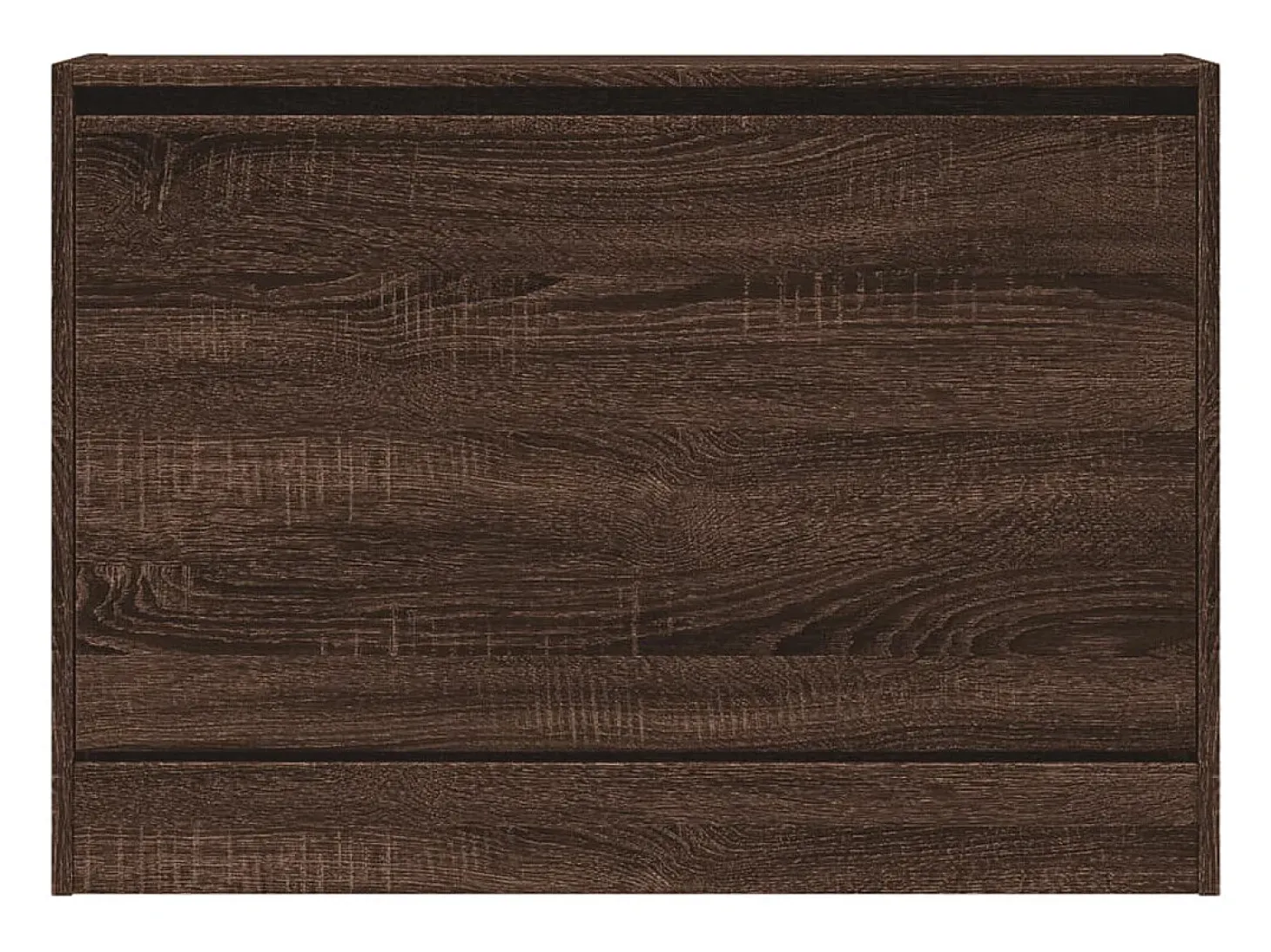 Zapatero de madera de ingeniería marrón roble 80x21x57 cm ES383592