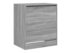 Zapatero de madera de ingeniería gris Sonoma 60x42x69 cm ES743477