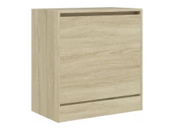 Zapatero de madera de ingeniería roble Sonoma 60x34x63,5 cm ES741719